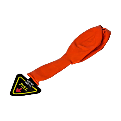 L.E.D. Balloons Orange - 5 Pack