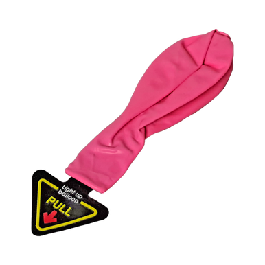 L.E.D. Balloons Pink - 5 Pack