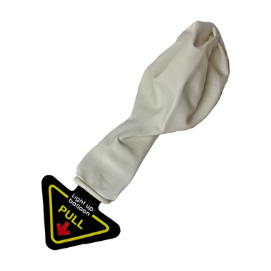 L.E.D. Balloons White - 5 Pack