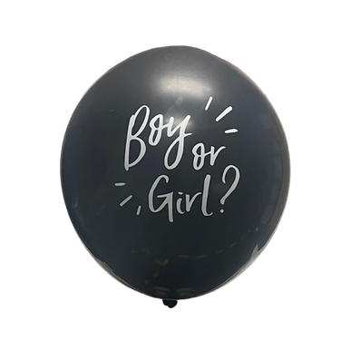 Wholesale Firework Cases - Gender Reveal 36" Black Balloon with Pink and Blue Confetti 20/1