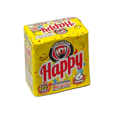 Wholesale Firework Cases - 6 Shot Happy 144/1