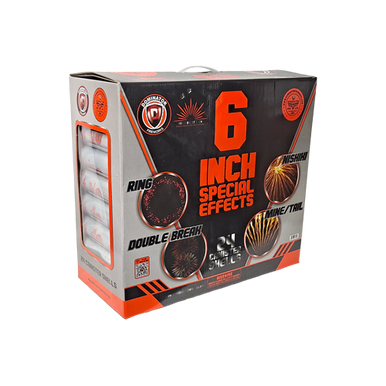 6 Inch Special Effects Artillery Shells - 24 Pack