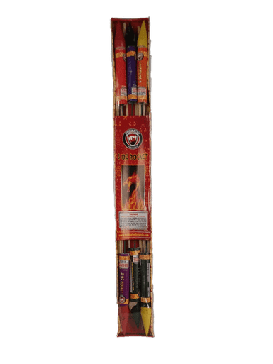 Wholesale Firework Cases Fire Dragon 4 Oz Rocket 72/1