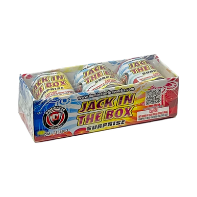 Wholesale Firework Cases - Jack in the Box Surprise 60/1