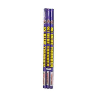 Wholesale Firework Cases - 8 Shot Blue Thunder Candle 48/1