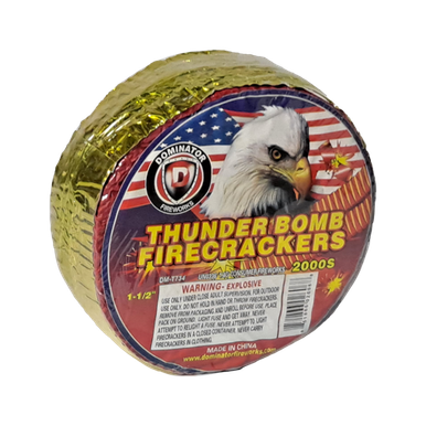 Wholesale Firework Cases - Dominator Firecrackers 2,000's 8/1