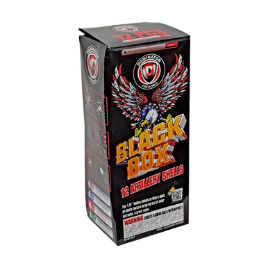 Wholesale Firework Cases Compact Black Box Artillery  12/12