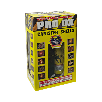 Wholesale Firework Cases - Pro Ox Mini Max Canister Shells 6/1