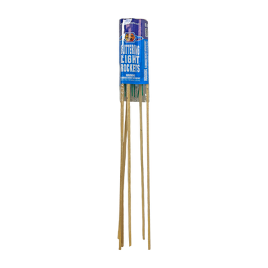 Glittering Light Rocket - 6 Pack