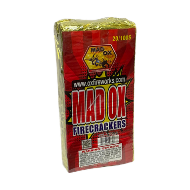 Wholesale Firework Cases - Mad Ox Firecrackers 100s Brick 8/1