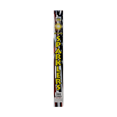 Flat Package #20 Gold Electric Sparklers - 6 Pack