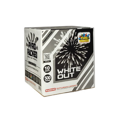 Wholesale Firework Cases - Power Series White Out 8/1