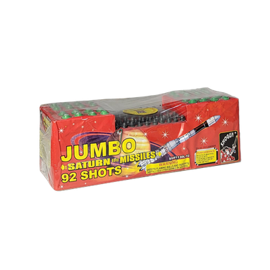 Wholesale Firework Cases - Jumbo Saturn Missile 92 Shots 15/1