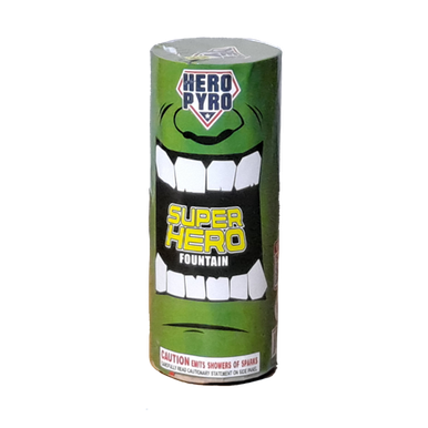 Wholesale Firework Cases - Green Hero Fountain 36/1