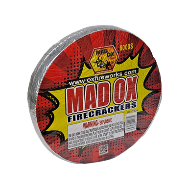 Wholesale Fireworks Cases Mad Ox Firecrackers 8,000 Roll 2/1