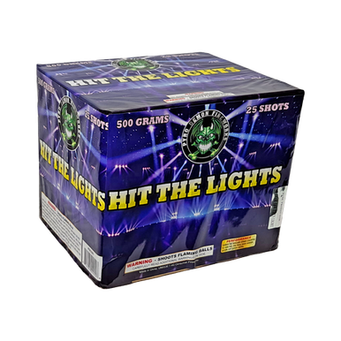 Wholesale Fireworks Cases Hit The Lights 25 Shots 4/1