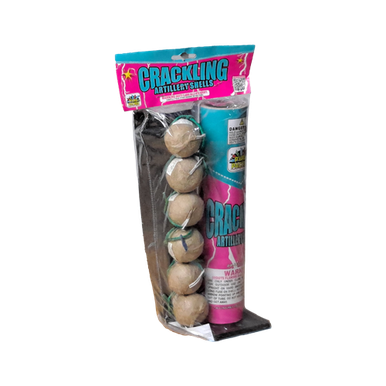 Wholesale Firework Cases - Poly Pack Crackling Artillery Shells 24/1