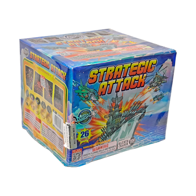 Wholesale Fireworks Cases Strategic Attack 26 Shot 4/1