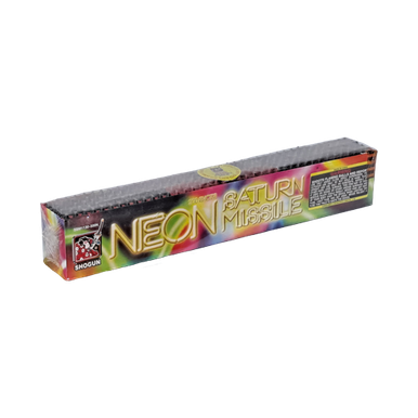 Wholesale Firework Cases - Neon Saturn Missile 200 Shots 18/1