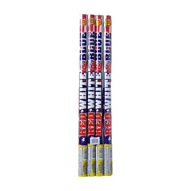 Wholesale Fireworks Cases Red, White And Blue Candle 18/1