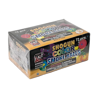 Wholesale Fireworks Cases Shogun Color Smoke Balls Display Box 20/1