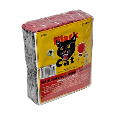 Wholesale Firework Cases - Black Cat Firecrackers 16s - Half Brick 24/1
