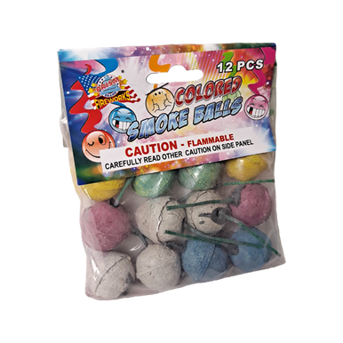 Prism  Color Smoke Balls 6 Packs Of 12