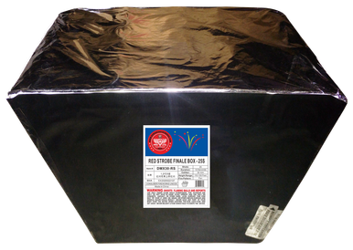 Wholesale Fireworks 25S Red Strobe Finale Box Cases 4/1