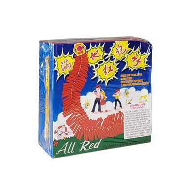 All Red Celebration Crackers - 5k Tau