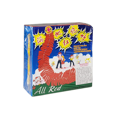 Wholesale Firework Cases - All Red Celebration Crackers 5k Tau 12/1
