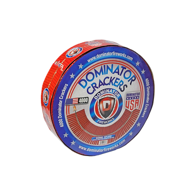 Wholesale Firework Cases - Dominator USA Firecrackers 4,000s 4/1