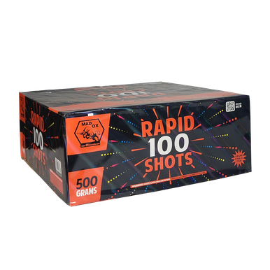 Wholesale Firework Cases - Rapid 100 Shots 2/1