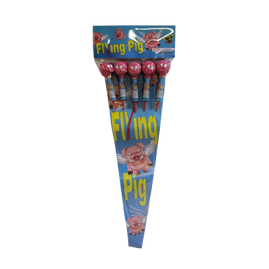 Flying Pig Rocket - 5 Pack
