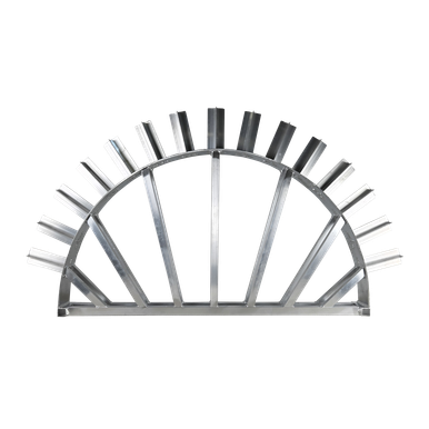 All Aluminum Single Shot Rack 15 Position Half Moon Shape