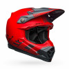 Bell Helmets Moto-9 Flex (Small) (Louver Matte Gray/Red) Bell Helmets UTVS0010369 UTV Source