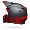 Bell Helmets Moto-9 Flex Small Louver Matte Gray/Red BL-7122610