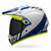 Bell Helmets MX-9 Adventure MIPS Large Dash Gloss White/Blue/Hi-Viz BL-7110320