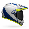 Bell Helmets MX-9 Adventure MIPS XL Dash Gloss White/Blue/Hi-Viz BL-7110321