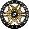 Sedona Split 6 Beadlock UTV Wheel 14X7 4X110 30mm Satin Bronze/Black 570-1344