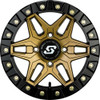 Sedona Split 6 Beadlock UTV Wheel 14X10 4X110 Satin Bronze/Black 570-1346