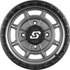 Sedona Rift UTV Wheel 14x7 4X137 Grey/Carbon 570-2034