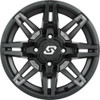 Sedona Rukus UTV Wheel 14X7 4X156 30mm Satin Black 570-1275