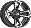 Sedona Riot UTV Wheel (14X7) (4X110)(-47mm)(Satin Black ) Sedona UTVS0027087 UTV Source