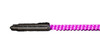 Buggy Whip 2 ft Hot Pink LED Whip w/ Red Flag Bright Otto Release Base BWBRTLED2HPKOR