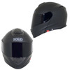 SOLID Helmets S54 Modular Full Face Helmet Matte Black SOLID-S54-BK