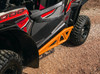 SuperATV Polaris RZR XP Turbo Heavy Duty Tube Rock Sliders Orange NB-P-RZR1K-04