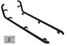 SuperATV Polaris RZR XP 4 1000 Rock Sliding Nerf Bars Red NB-P-RZR1K4-03