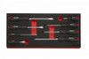 BOXO USA 185-Piece Metric and SAE Tool Set with 3-Drawer Hand Carry Toolbox Black ECC20301-003R2SBK1