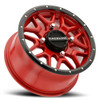 Raceline Wheels A94R Krank UTV Simulated Beadlock Wheel (Red)