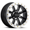 Raceline Wheels A71 Mamba UTV Beadlock Wheel (12X7) (+10) (4X137) (Silver/Black) Raceline Wheels UTVS0037610 UTV Source